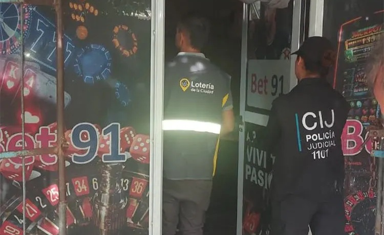 Allanamiento contra el juego ilegal