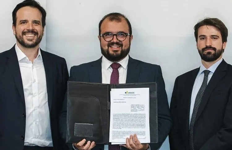 Carlos Baigorri, Régis Dudena y Pietro Cardia Lorenzoni