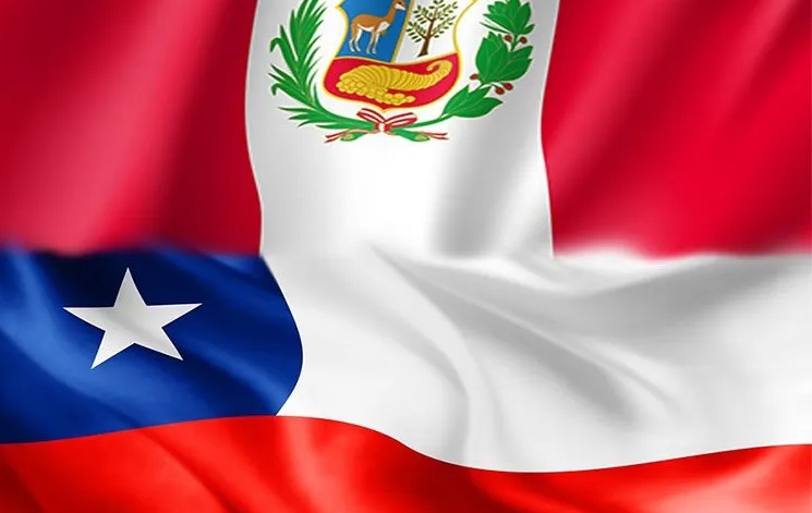 Flags Chile & Peru