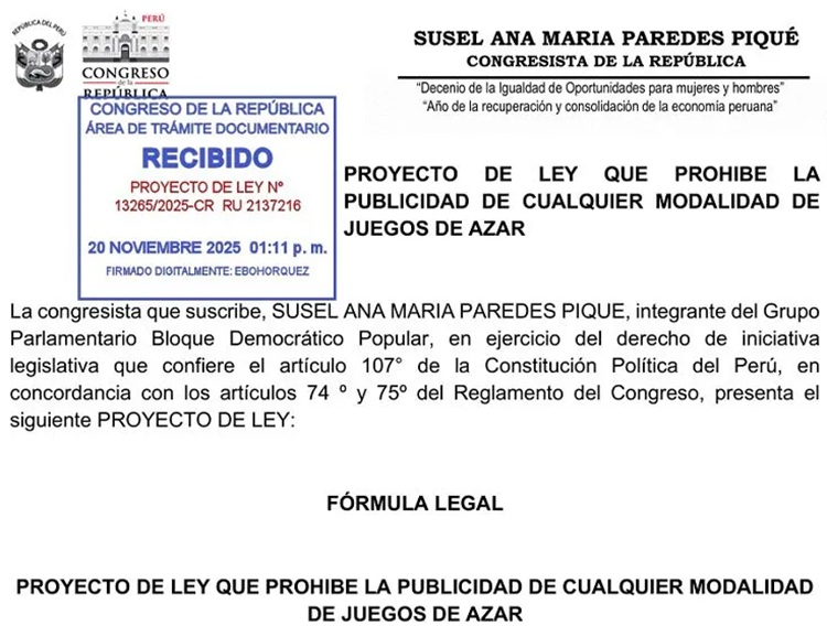 Proyecto de Ley 23265